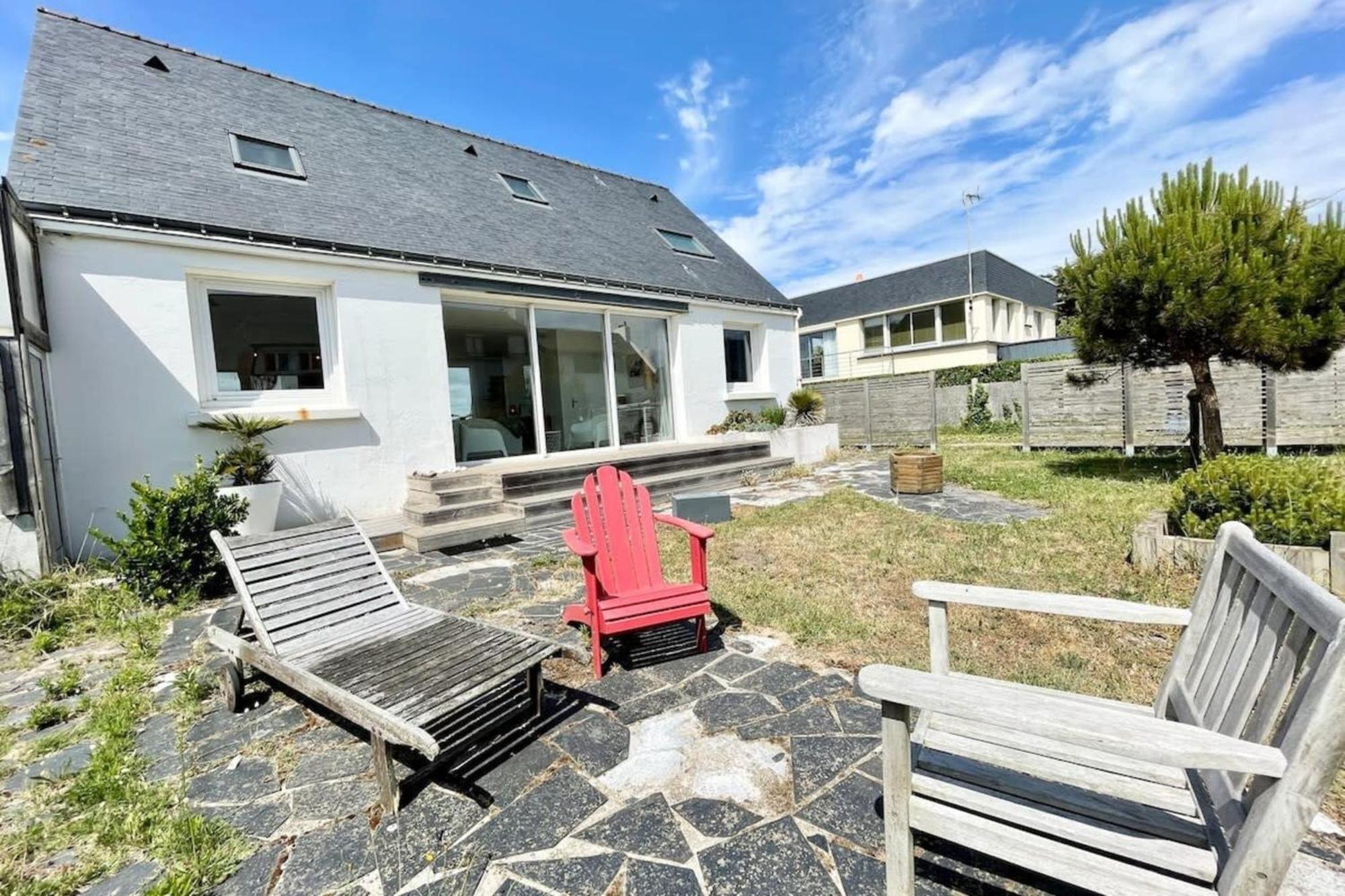 Maison Ultra Coconning Jardin Face Aux Plages Ploemeur Exterior foto
